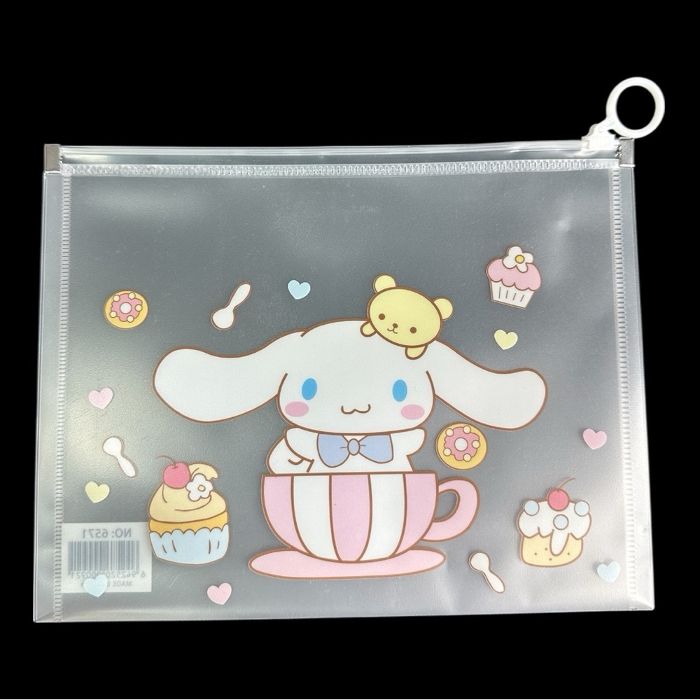Cinnamoroll Heavy Duty Ziplock Folder 9.5”x7.5”